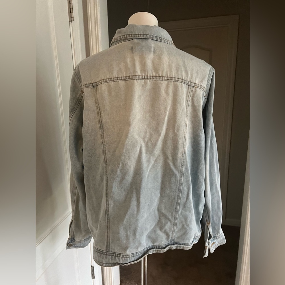 Plus Size Denim Jean Jacket - image 5